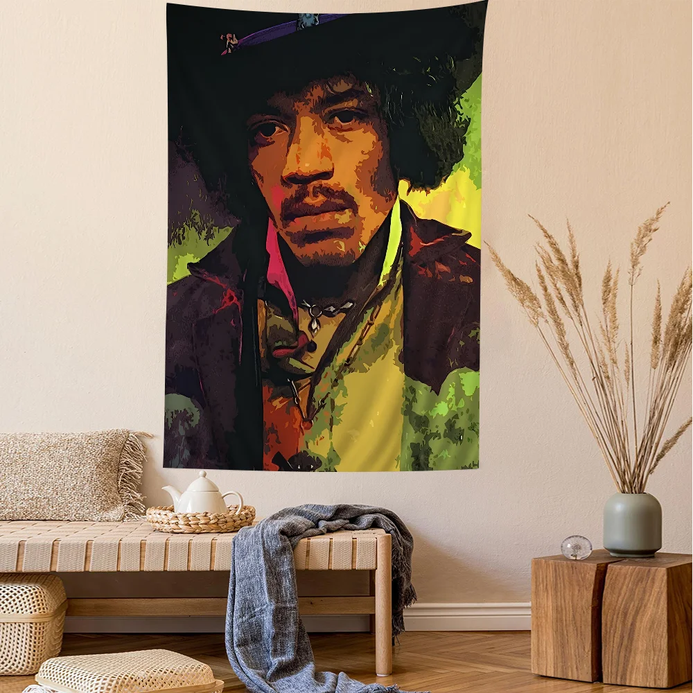 Jimi Hendrix Hanging Bohemian Tapestry Wall Tapestries Mandala Cheap Hippie