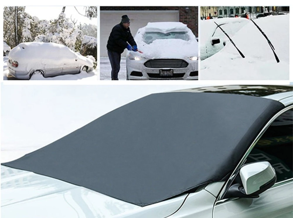 

HOT!Automobile Magnetic Sunshade Cover Car Windshield Snow Sun Shade Waterproof Protector Cover Car Front Windscreen Cover