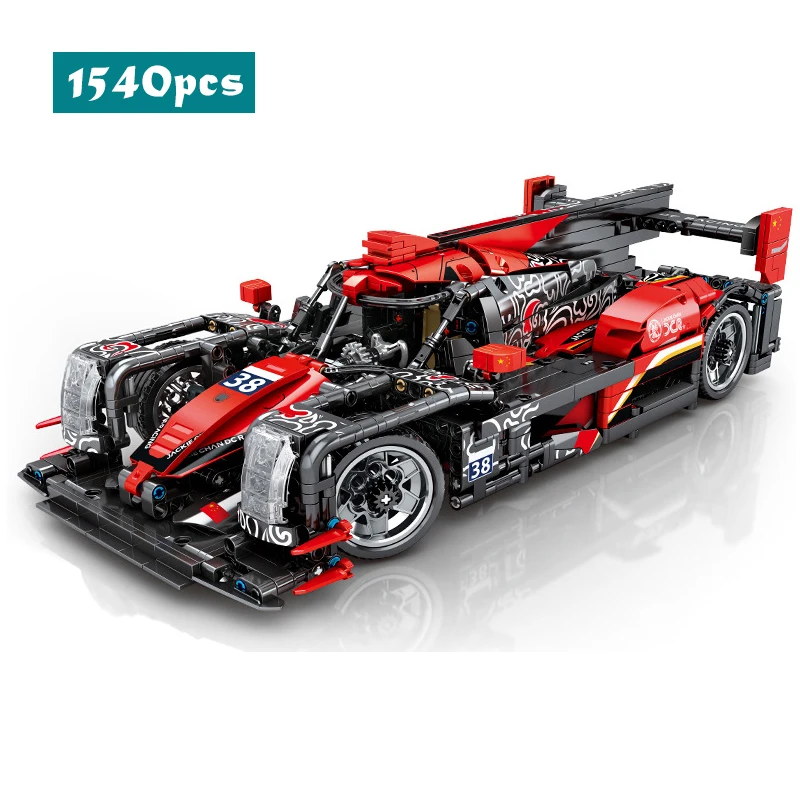 

1540PCS MOC Technical Sport Car Formula Jackie Chan DC Racing Car Building Blocks Model Speed Vehicle Bricks Toys For Boys Gifts