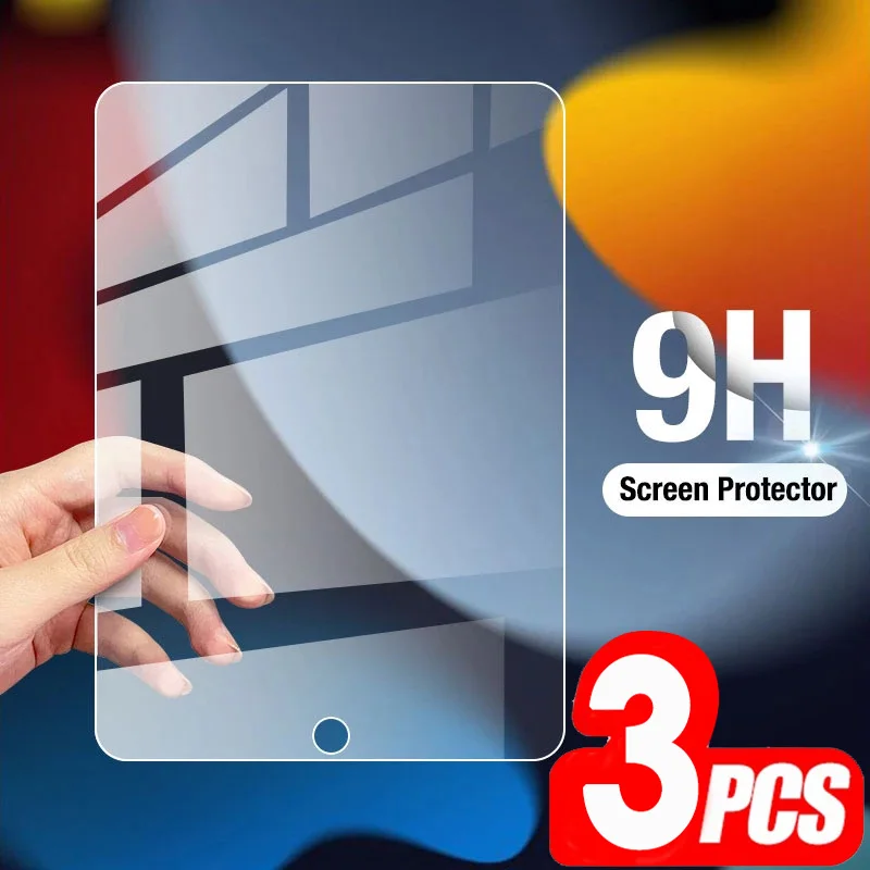 (3 Packs) 9H Tempered Glass For iPad Mini 1 2 3 4 5 6 7.9 8.3 Mini3 Mini4 Mini5 Mini6 2014 2015 2019 2021 Screen Protector Film