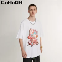 cnhnoh new arrival teeshirt home instagram womens t shirts oversized top clothing tee shirt fun abstract face printed 13086