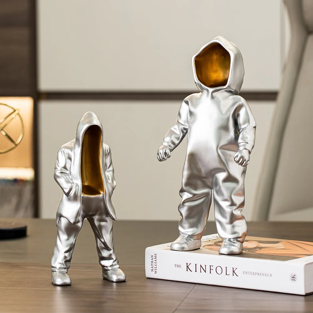 

Creative Home Improvement Abstract Alien Statue Miniature Modern Living Room TV Cabinet Decoration Room Desk Accessories