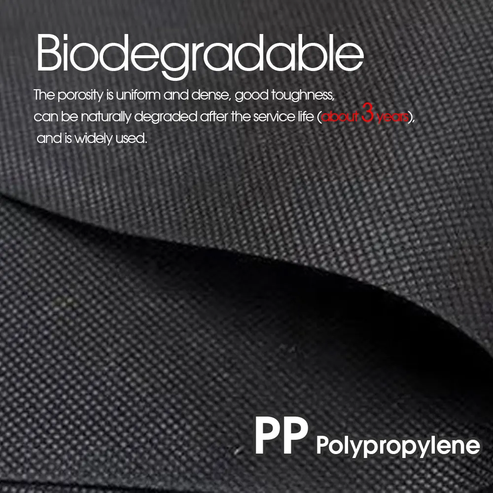 Тканевый коврик для защиты от сорняков прочный биоразлагаемый полипропиленовый