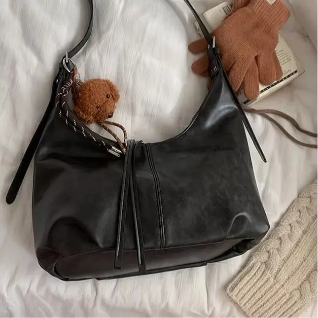 Винтажная женская сумка через плечо большой вместимости: мягкая, прочная, модная и универсальная сумка через плечокроссбоди для женщин. (art.: 3920dae863ac3) - 3920dae863ac3