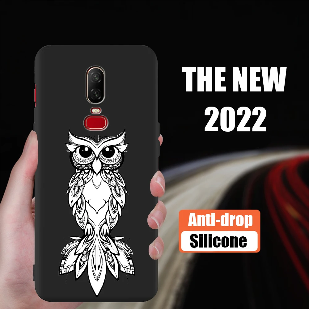 cartoon animal cute owl funda coque for oneplus 8 5 6 7 one plus 5t 6t 7t 8 pro phone case soft silicone tpu cover shell etui free global shipping