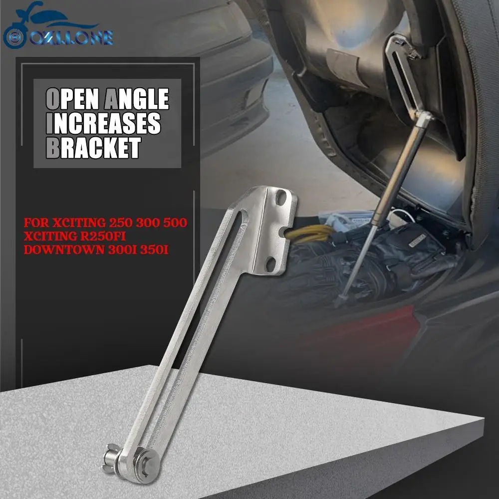 

Motorbike Seat Stopper Tracks Parts Open Angle Increases Bracket For KYMCO Downtown 300i 350i XCITING 250 300 500 R250Fi 2018