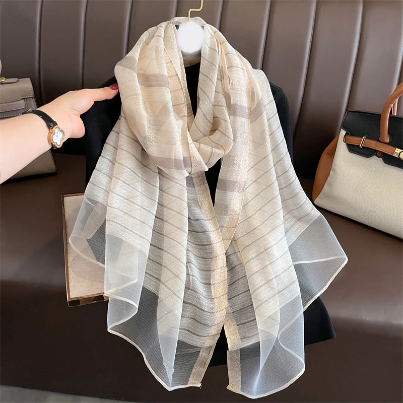 

Elegant Shawls Luxury Wool Wraps Beach Long Embroidered Hijab Silk Scarf for Women 2023 New Female Head Echarpe Bufanda Bandana