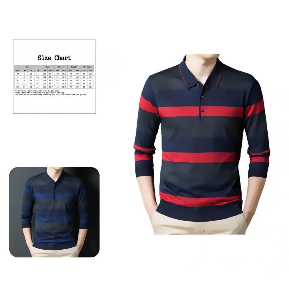 

Long Sleeve Stylish Classic Men Shirt Vintage Shirt Young for Meetings