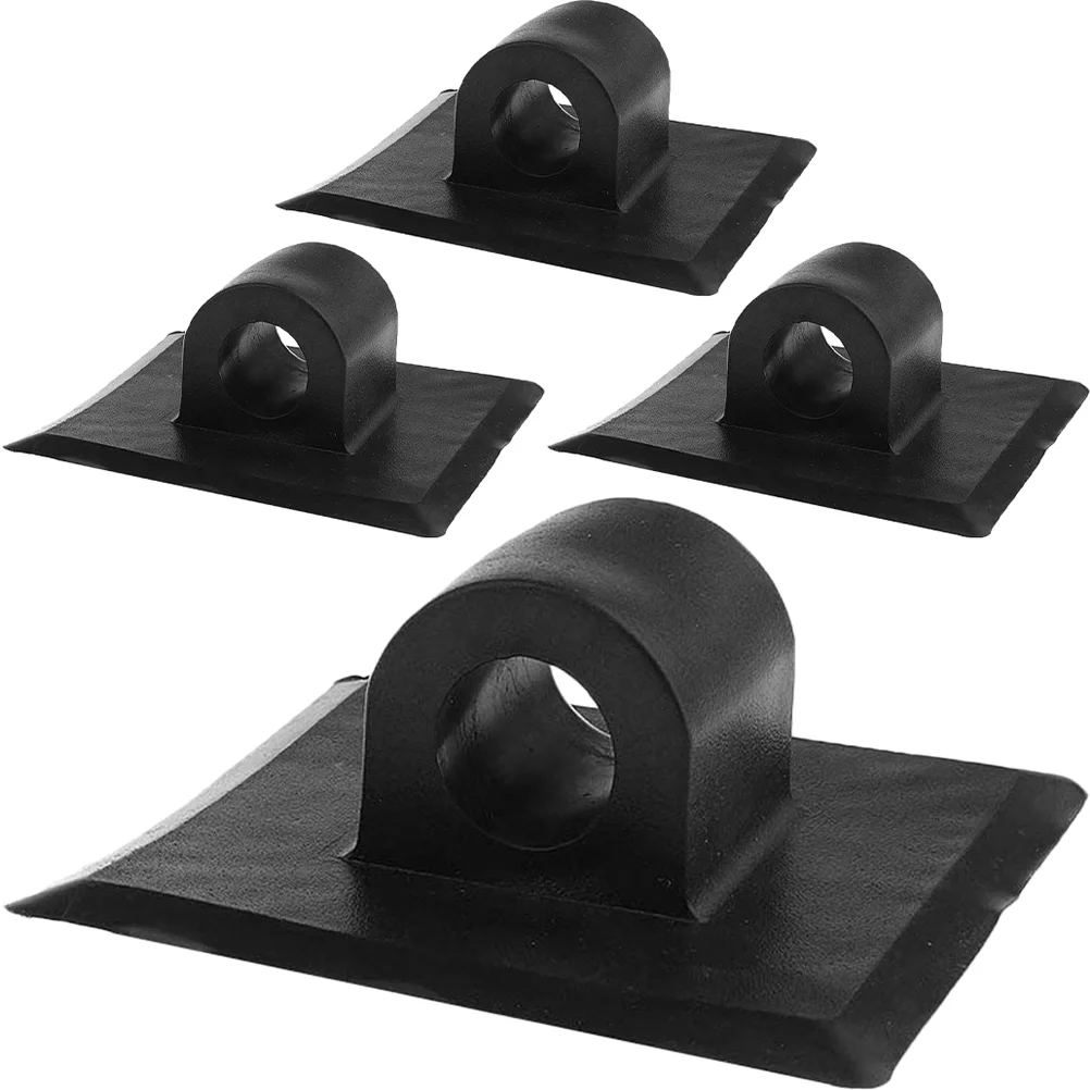 

4 Pcs Motor Bracket Square Buckle Boat Support Engine Cradle Mounting Clip Stand Pvc Holder Kayak Fixed Supplies Shipboard