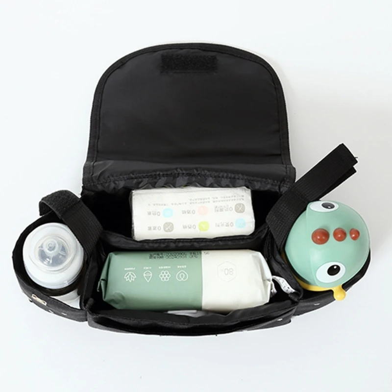 Сумка-органайзер для детской коляски большой емкости дорожный футляр с вышивкой