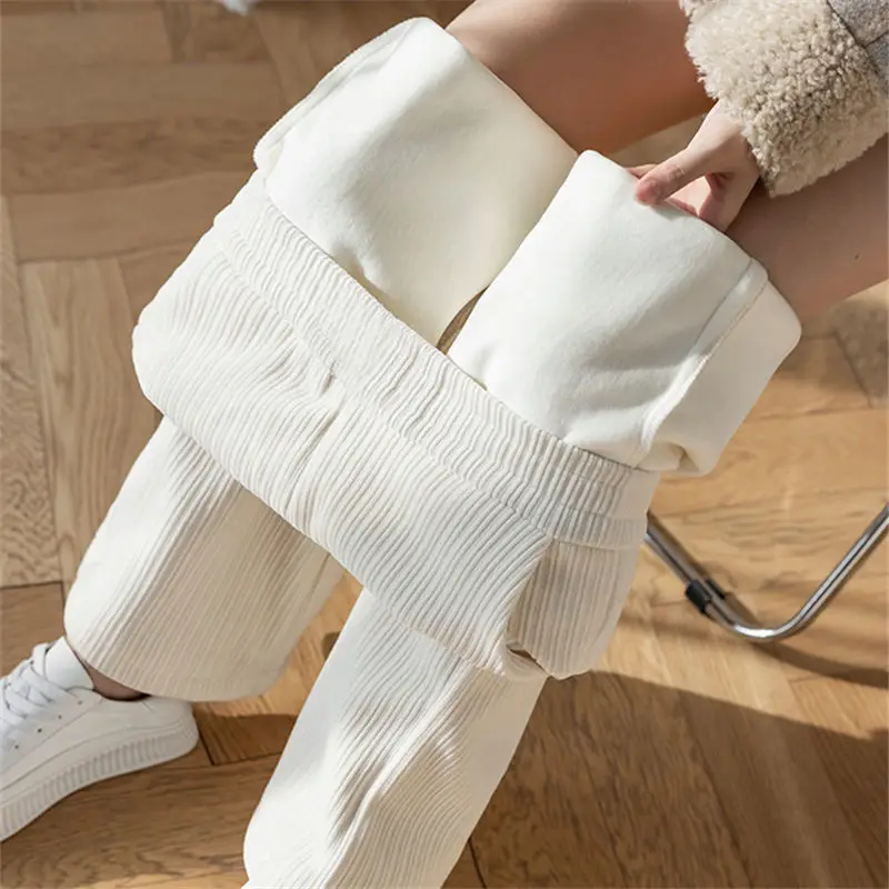 Новые осенние и зимние брюки для беременных девятиточечный плюш утолщенная