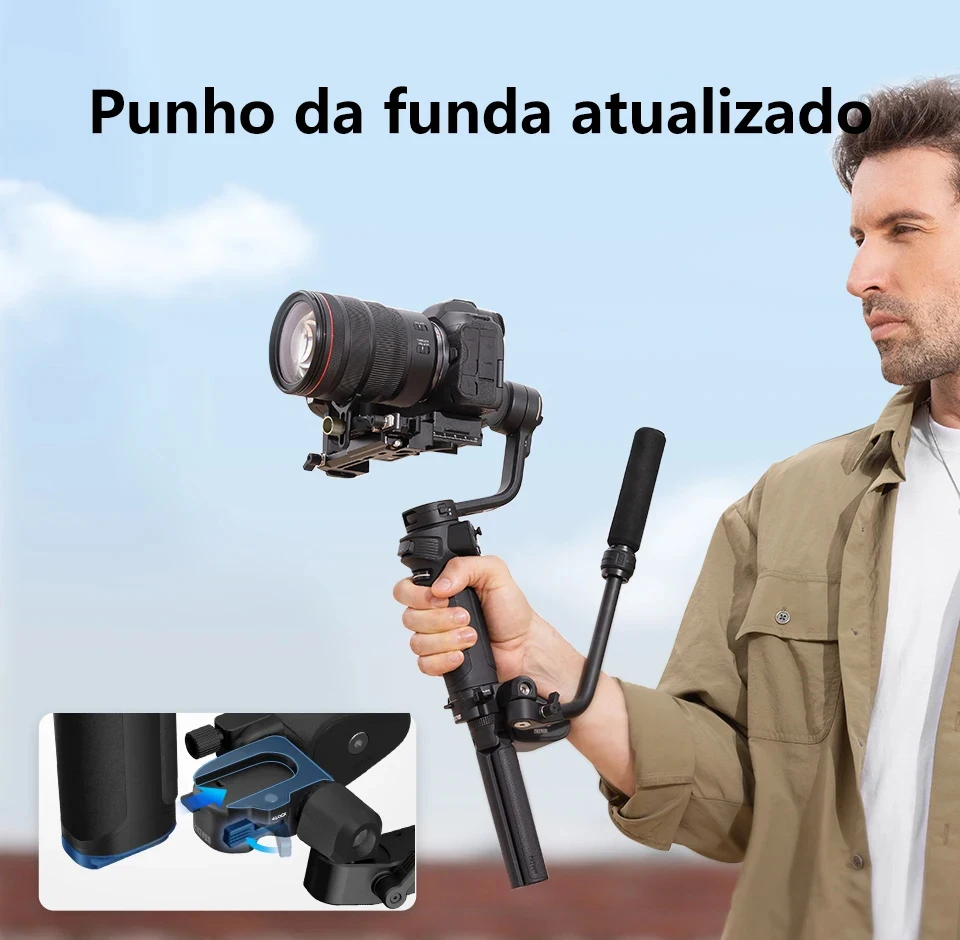 Фото ZHIYUN Weebill 3S карданная камера ручной 3-осевой стабилизатор для беззеркальных зеркальных камер Sony Canon Panasonic Nikon №3