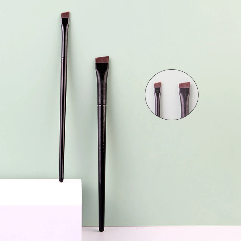 

2pcs/set Brow Contour Brush Eyebrow Eyeliner Brush Portable Small Angled Eyebrow Liner Brush Women Makeup Cosmetic Tools