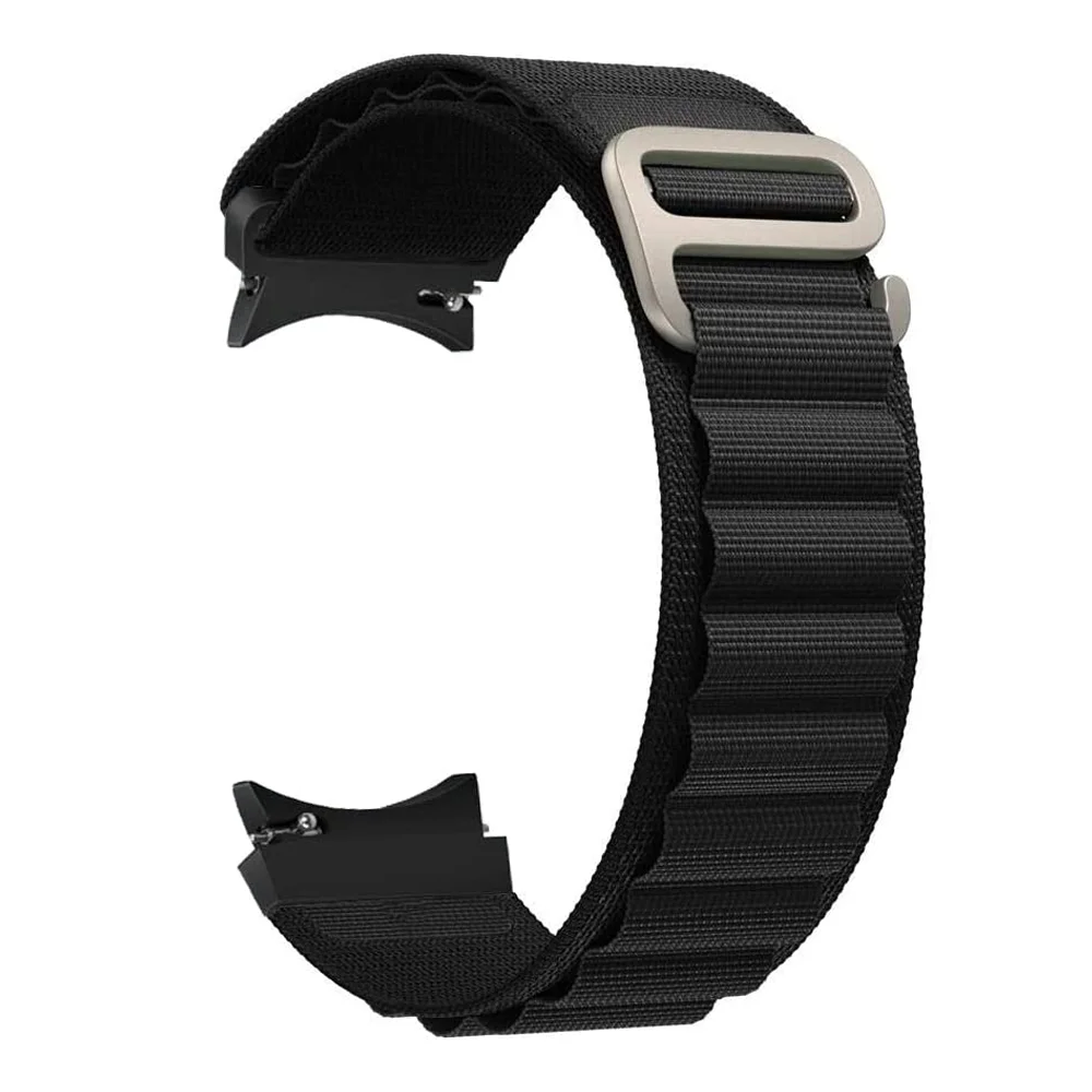 

Ремешок 20 мм для Samsung Galaxy watch 4 44 мм 40 мм/classic/active 2/watch 3, нейлоновый браслет с альпийским ремешком для Galaxy watch 5 Pro 45 мм