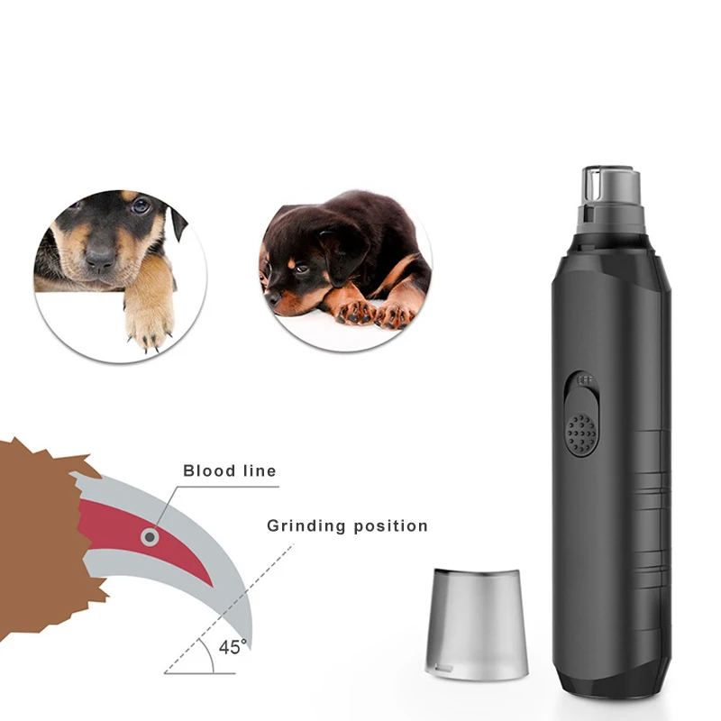 

Automatical Pet Nails Clipper Battery Low Noise Nail Grinding Tool for Pet Dogs Pet Dog Cat Automatical Pet Nails Clipper gass