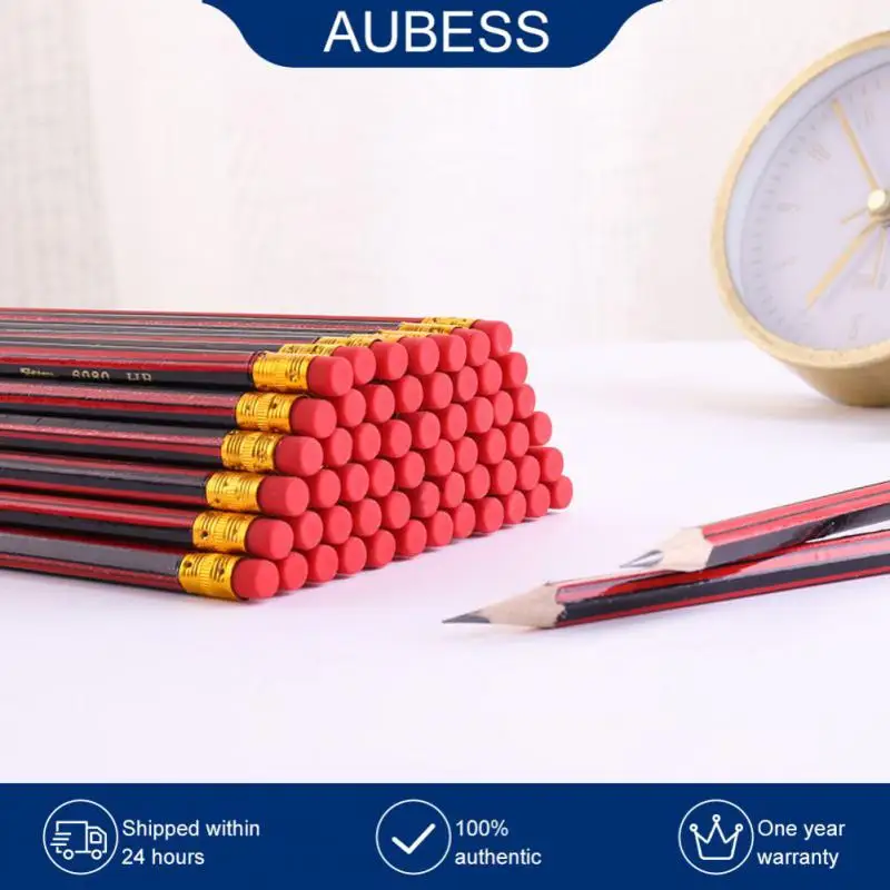

And Smooth Writing Wooden Pencil Moderate Hardness After Softening Treatment Hb Pencil Log Pen Holder It Is Easy To Cut Pen