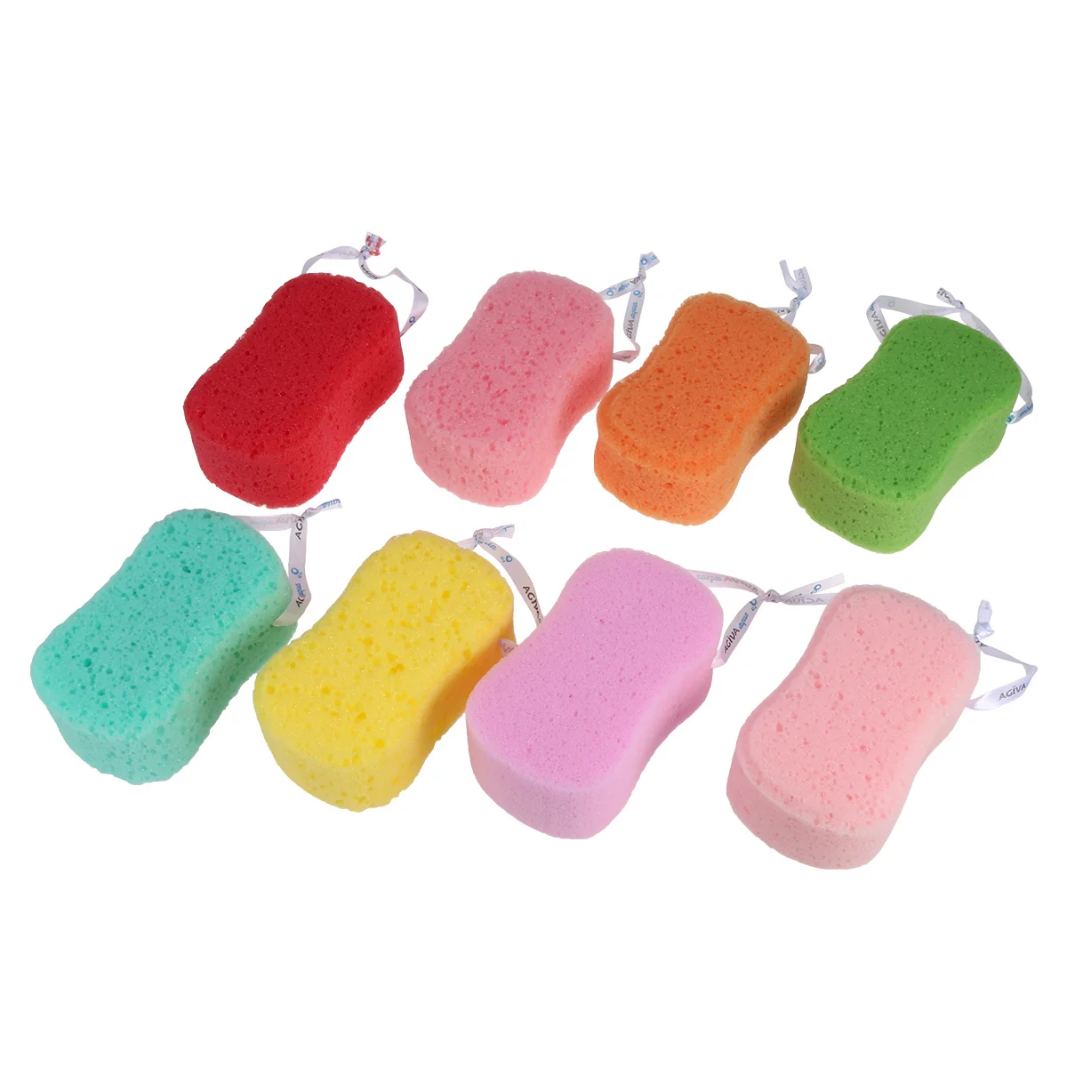 

Sponge Body Bath Shower Spongesscrubber Exfoliating Painless Wash Loofah Soft Cleaning Baby Fiber Mesh Puffpouf Luffa Loofahs