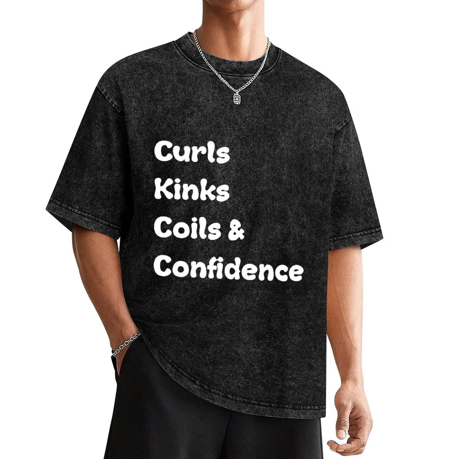 Контрольный список Curls Kinks Coils and Confidence Приказки для вьющейся прически Футболка