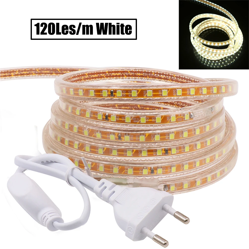 

XUNATA 276LED/м трёхрядная светодиодная лента 220В для домашнего декора