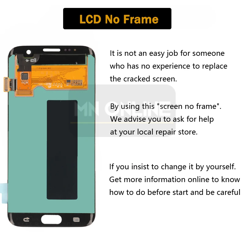 5 '𧄀% Оригинальный дисплей для SAMSUNG Galaxy S7 Edge LCD G935 G935F G935FD S7edge сенсорный экран