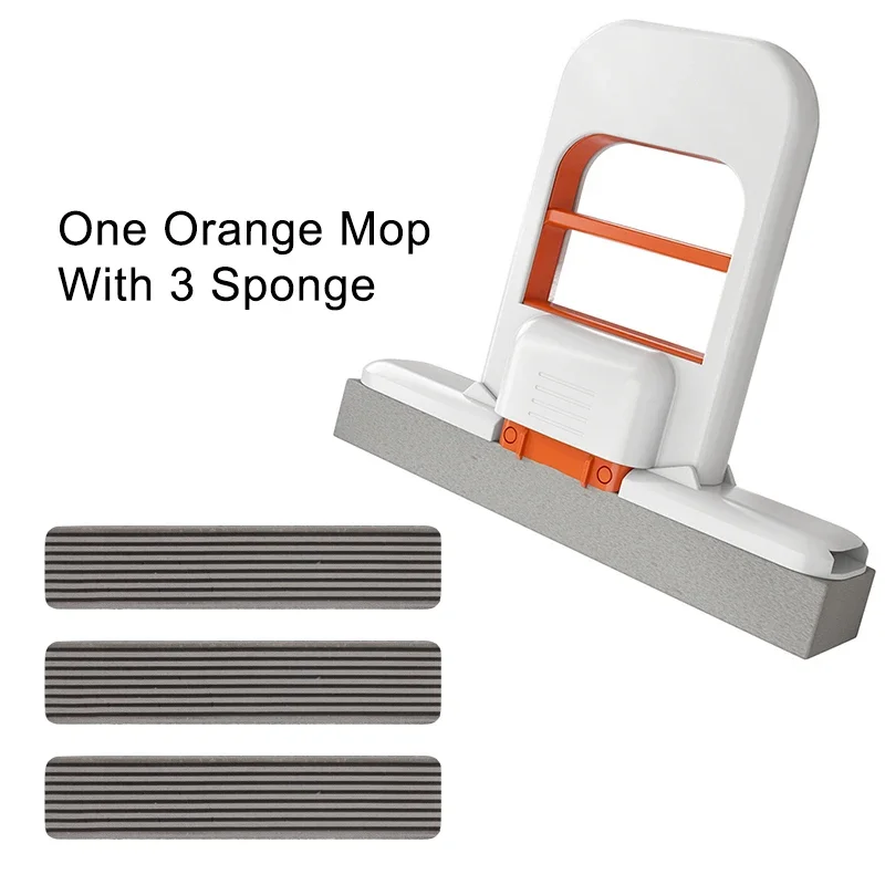 

Портативная Ручная Швабра Из Микрофибры, Миниатюрная, Складная, Супервпитывающая, Для Кухни, Ванной, Мытья Автомобиля