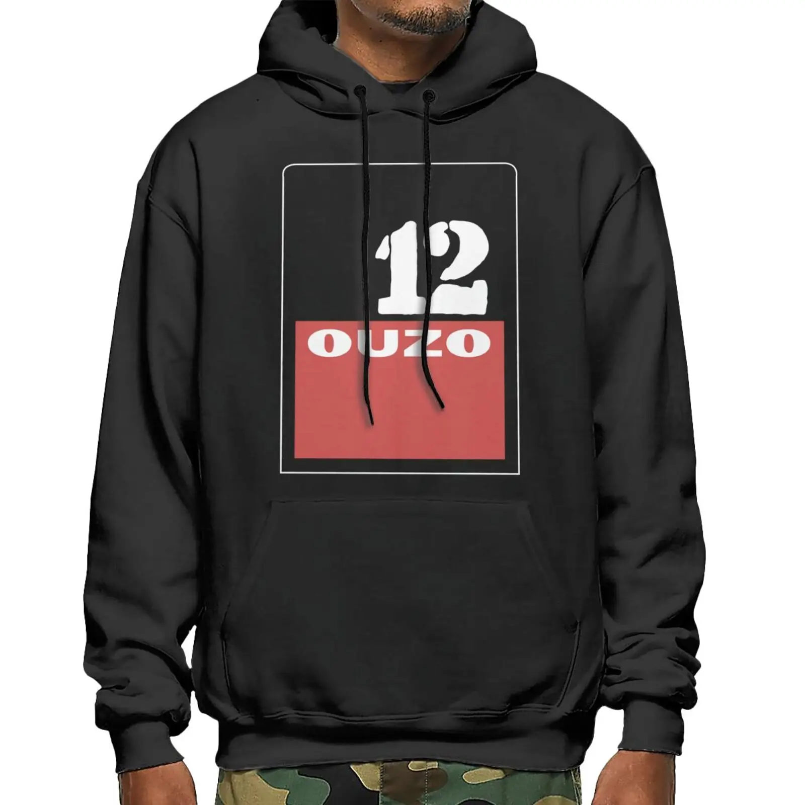 

Ouzo 12 Greec Drings Grey Hoodies Anime Things Harajuku Men's Sweatshirt Branded Men's Clothing Men's Jacket Female Sweatshirt