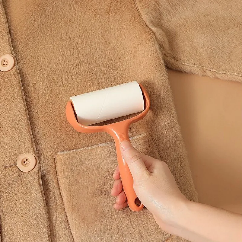 

Tearable Sticky Roller Hair Roller Portable Hair Remove Fur Replaceable Cleaning Tool Sticky Dust Remover Furniture Pet Plucker