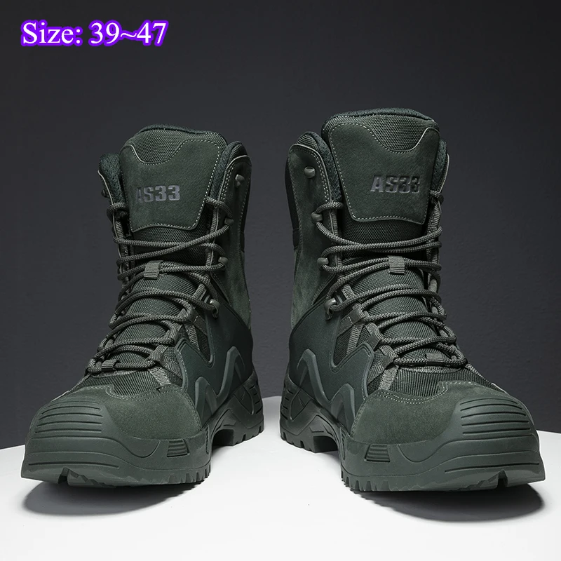 

Мужские водонепроницаемые походные ботинки, брендовые боевые ботинки для пустыни, замшевая Военная Обувь из воловьей кожи, для отдыха на открытом воздухе