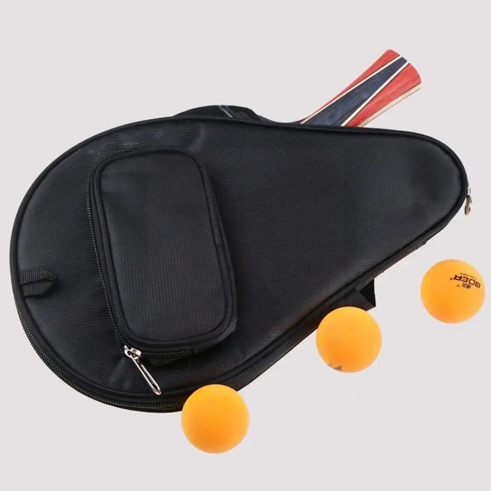 

Pingpong Sport Table Tennis Racket Bag Portable Protective Accessories Waterproof Profession Equipment Training Zipper H5k9