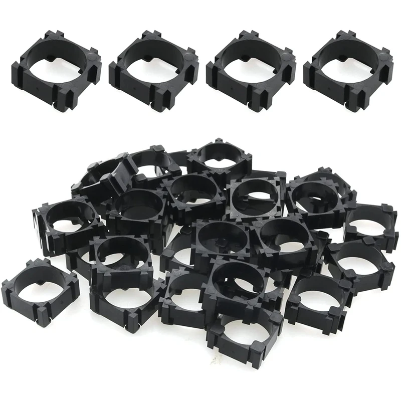 

30Pcs Splicing Battery Support 18650 Lithium Battery Bracket Spacer Lithium Battery Plastic Holder Bracket