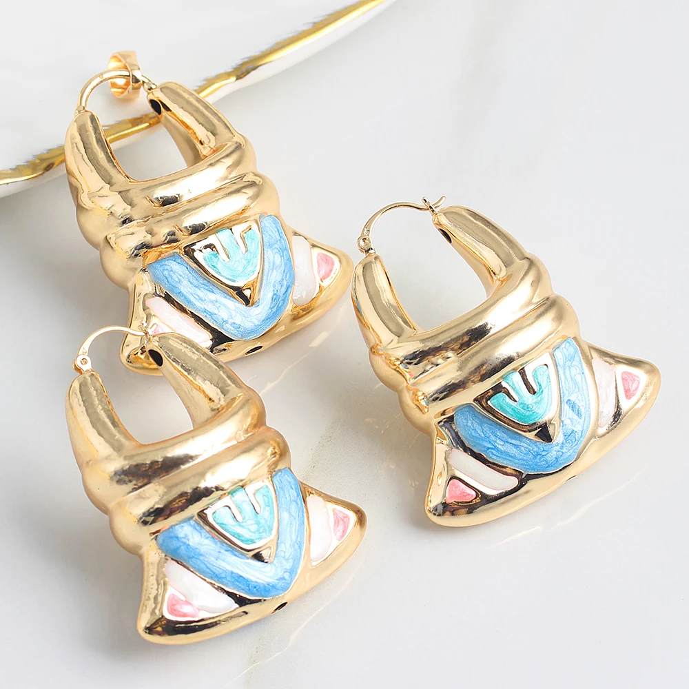 

Модные ювелирные изделия в богемном стиле, комплекты украшений для женщин, серьги, ожерелье, кулон, цветок, ювелирные изделия для помолвки, М...