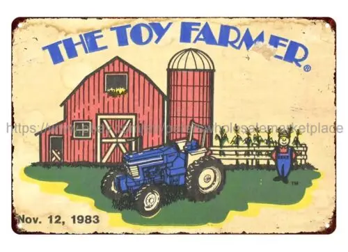 Домашний сад настенный Декор 1980s 7710 трактор металлический жестяной знак