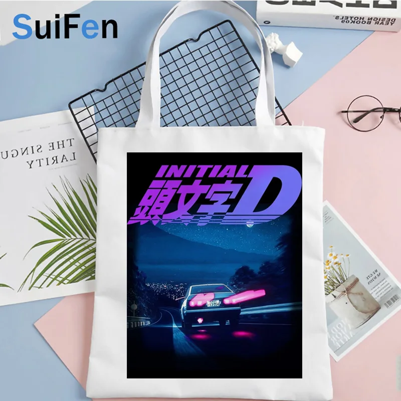 

Сумка для покупок initial d, сумка для покупок, тканевая сумка, сумка для покупок