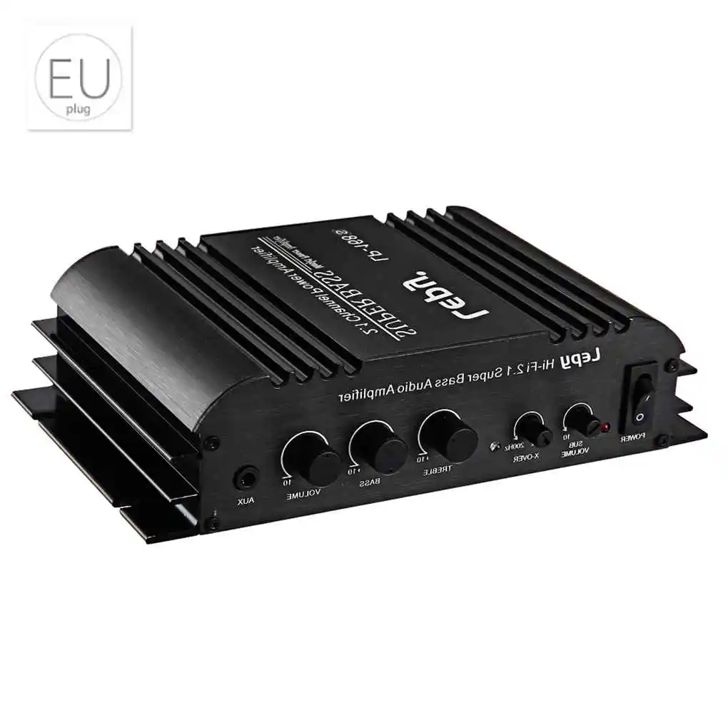 

Усилитель мощности 12 В, усилитель мощности, усилитель мощности, 2,1 каналов, динамик, плеер, 12 В, 5 А, усилитель питания для lepy 168S