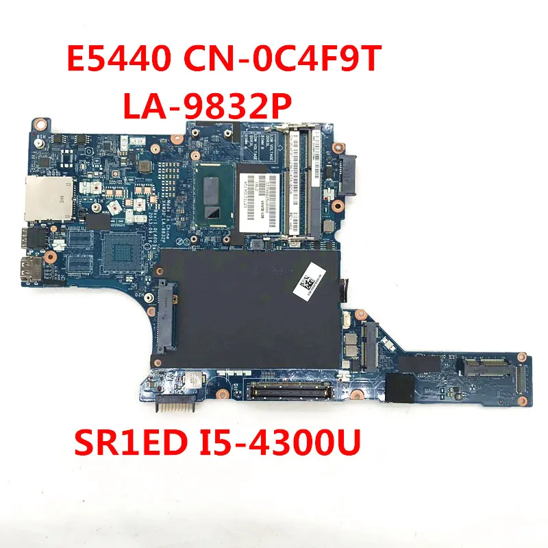Материнская плата для ноутбука DELL Latitude E5440 материнская модель 100% C4F9T с внутренней
