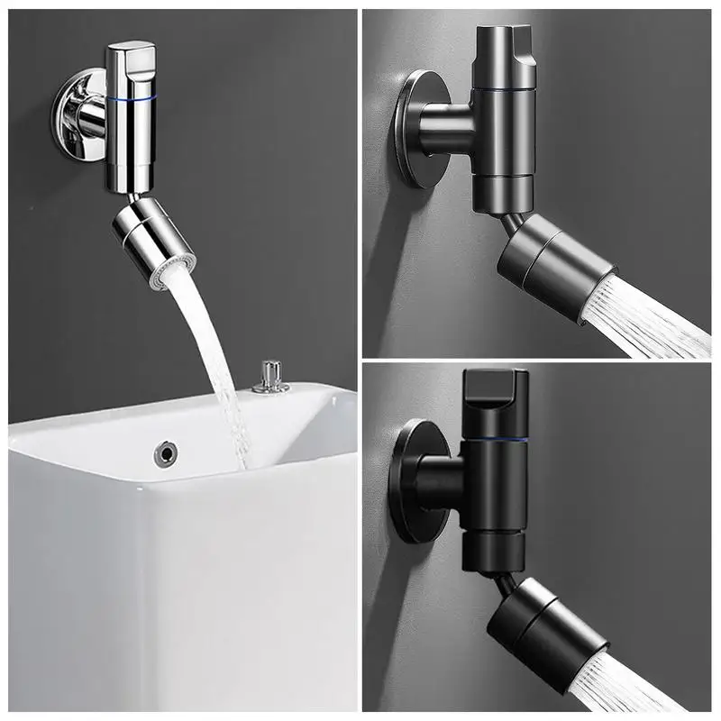 

Mop Sink Faucet Mini Wall Splash-Proof Faucet Multifunctional Waterfall Laundry Basin Extended Sprayer For Bathrooms Accessories