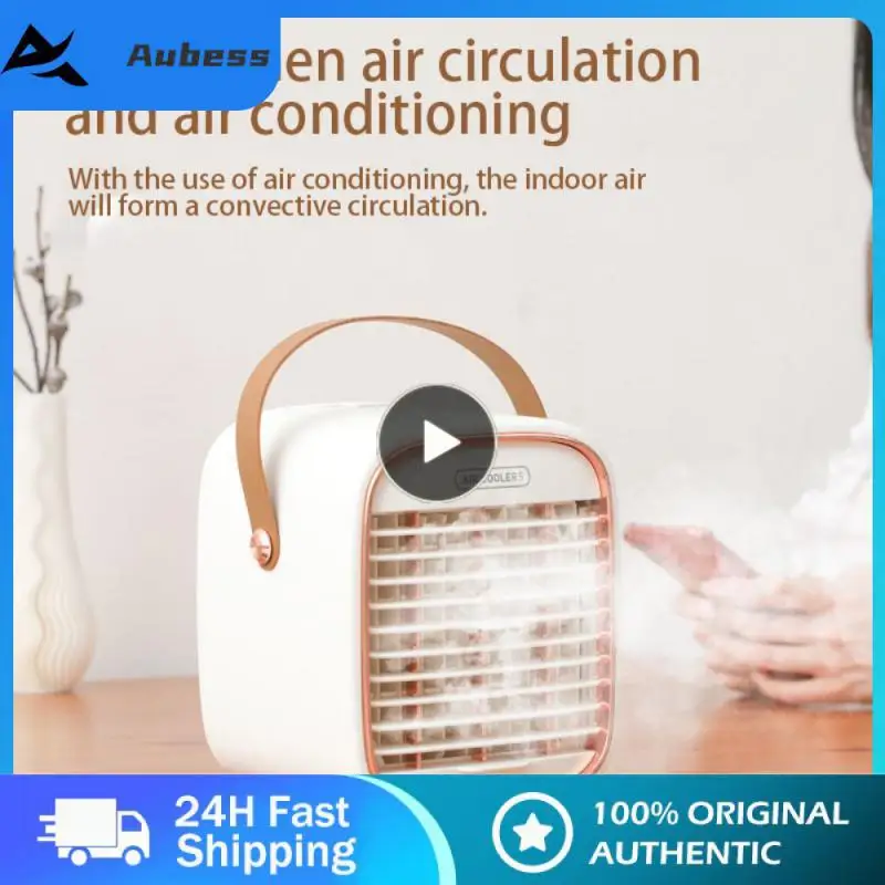 

Desktop Water Cooling Fan Usb Air Conditioning Cooler Refrigeration Humidifier Purifier Spray Fan Silent Fan Summer Artifact