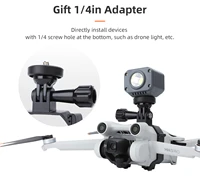 fit for dji mini 3 pro mount searchlight for gopro10 action camera bracket accessories set