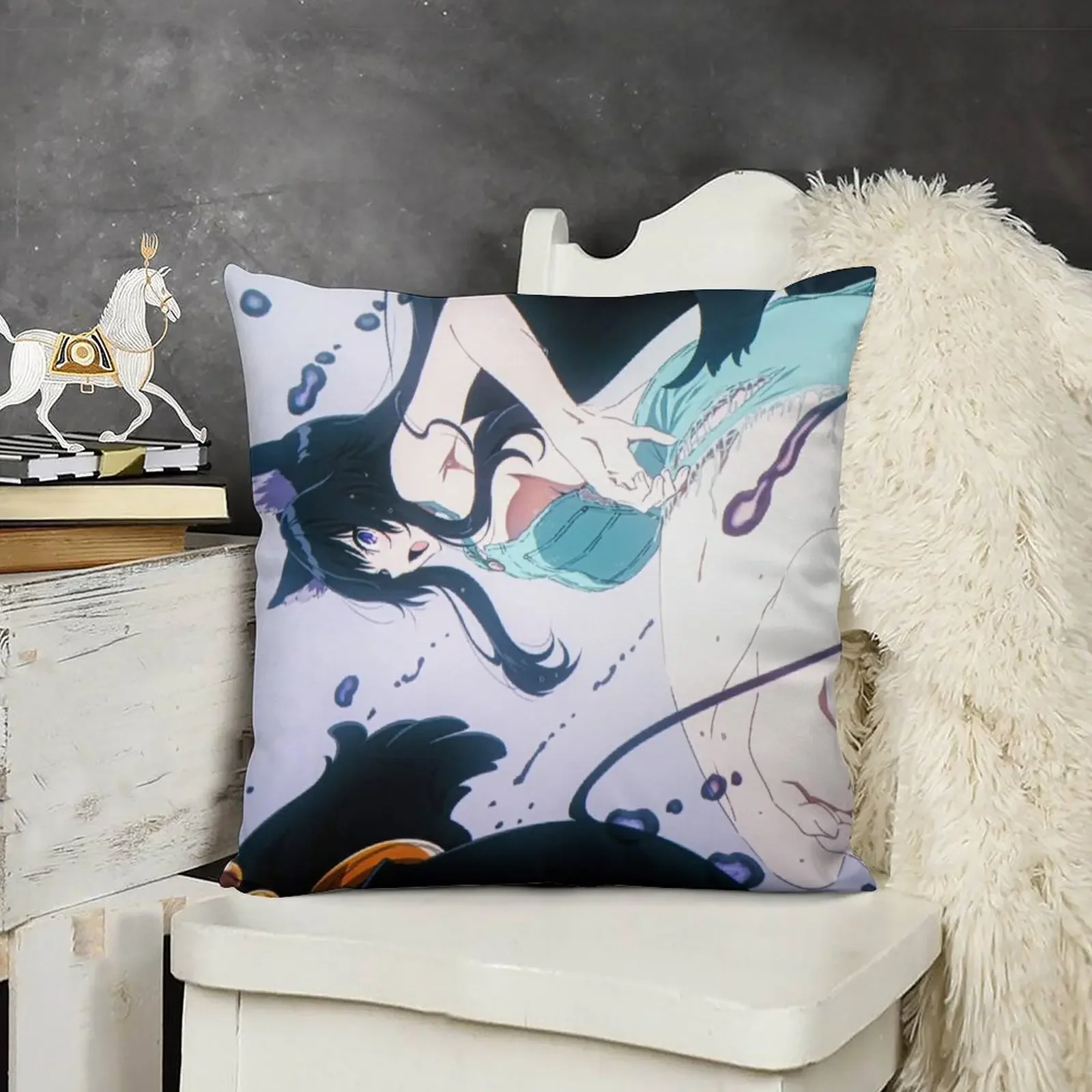 Дельта The Eminence in Shadow Декоративная подушка Мраморный чехол для подушки