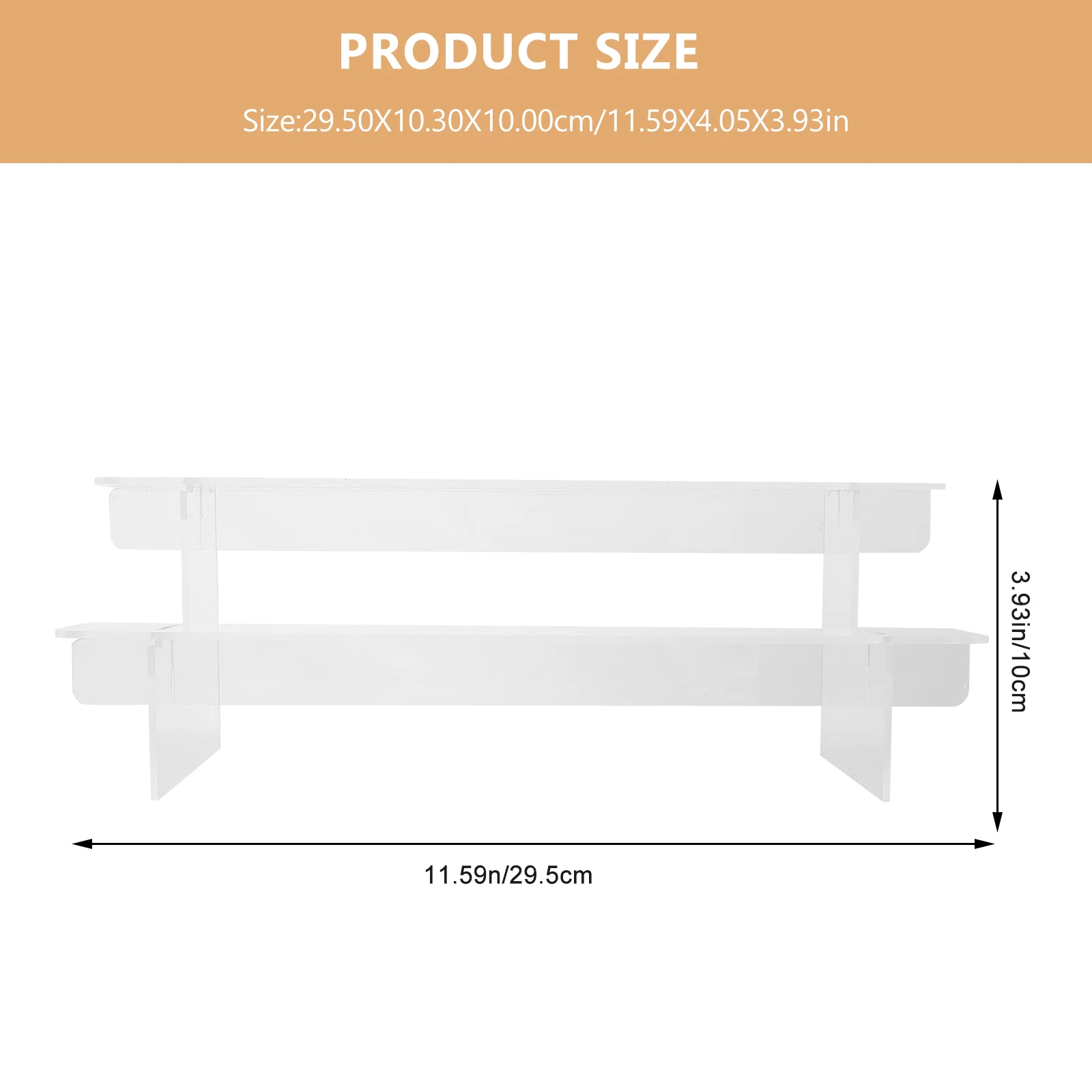 elska półka drabinka stojak do przechowywania uchwyt na perfumy organizator typu schodowego przezroczysta biżuteria 295X153X15CM figurka akrylowa