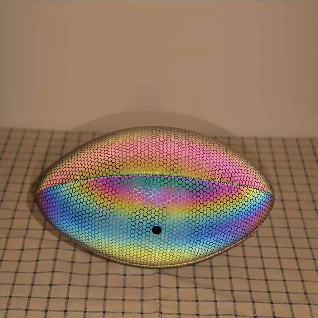 

Rugby Ball Machine Weatr-Resistant Luminous Rugbys Training Game Toy