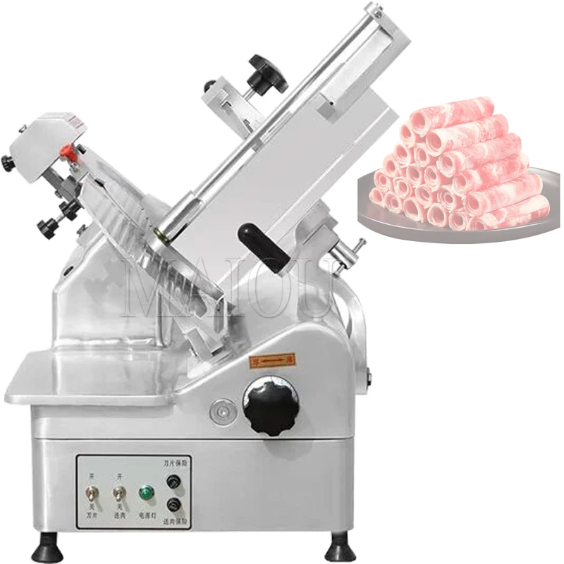 

Commercial Frozen Meat Slicer Electric Meat Planer Lamb Roll Cutting Machine Automatic Fat Cattle/Mutton Roll Slicer