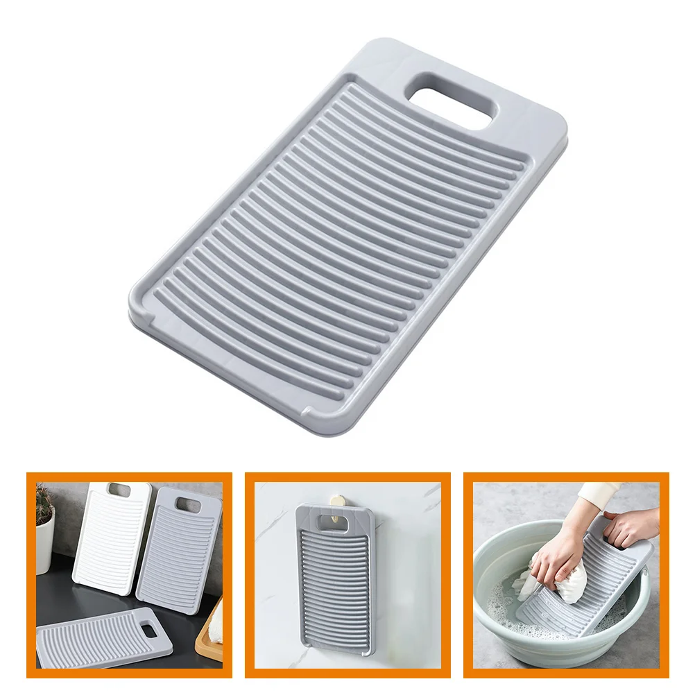 

Hangable Plastic Washboard Washing Board Cleaning Laundry Washboard Household Washboard