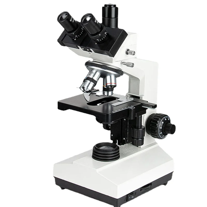 

Binocular Trinocular Biological Microscope Laboratory Testing Diopter Adjustable Infinity Achromatic Lens Connected Computer