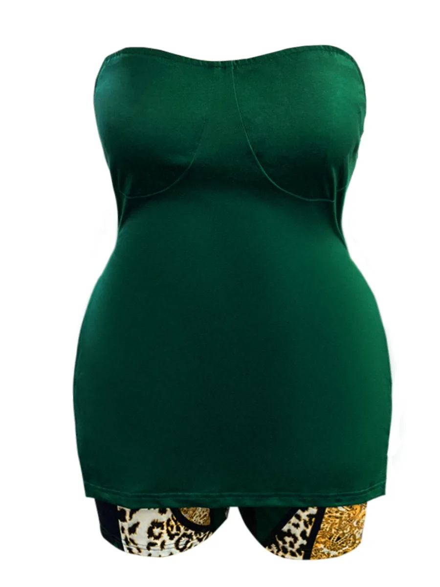 Женский летний повседневный комплект из шорт и топа с открытыми плечами