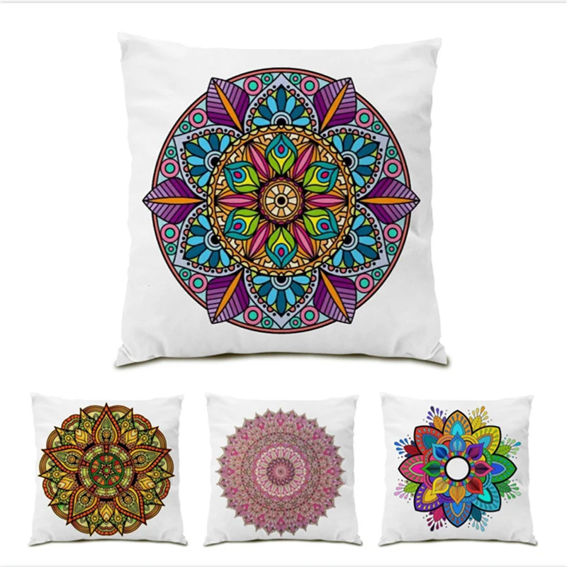 

Artistic Home Decoration Cushion Covers 45x45 Flower Pillowcase Velvet Pillow Cover European Style Sofa Decorative Pillows E1162