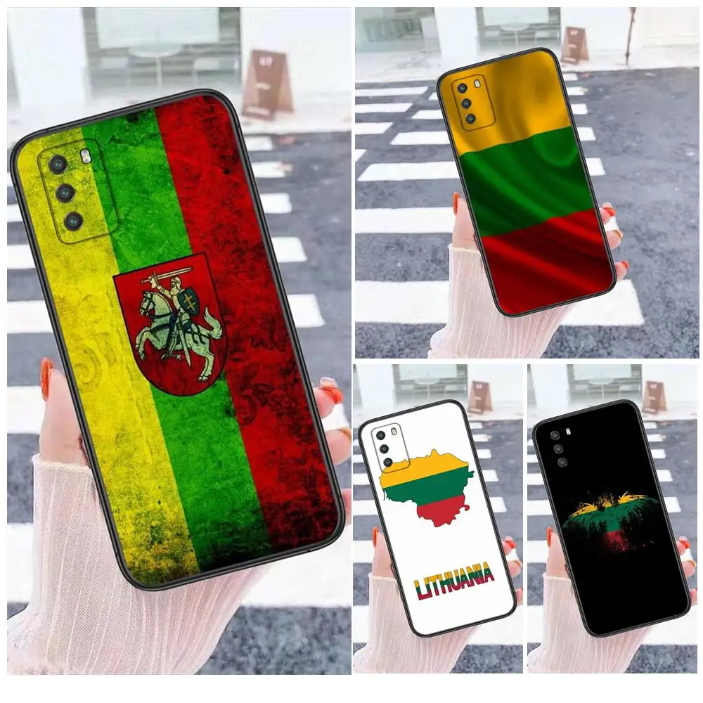 Lithuania Litas Flag Best Sale Mobile Pouch Skin For Xiaomi Redmi Note 5 K20 K30 K30i K30S K40 Gaming Pro Plus Ultra 5G Racing
