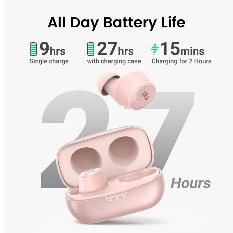 UGREEN TWS Wireless Bluetooth 5.0 Earphones Qualcomm aptX True Stereo Earbuds Superbass Headphones 27H Playtime 2 Mode - купить по