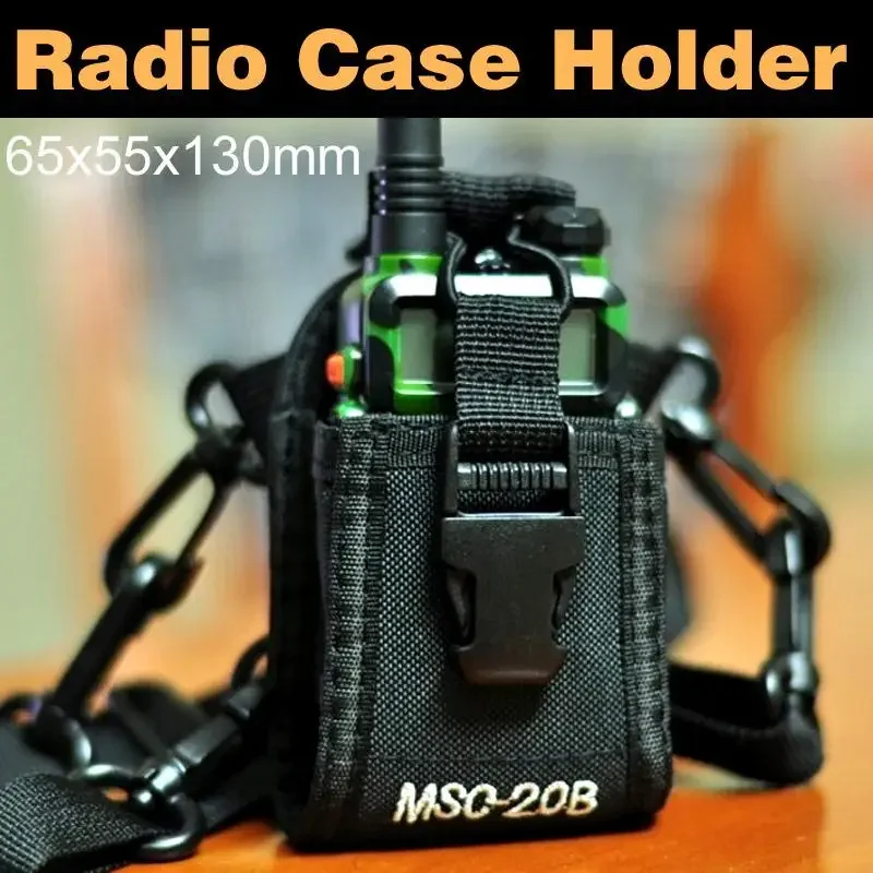 

Nylon Holster Baofeng Carry Case Holder Walkie Talkie Radio Bag For Icom Kenwood For Motorola Yaesu Vextex Uv-5r Accessories