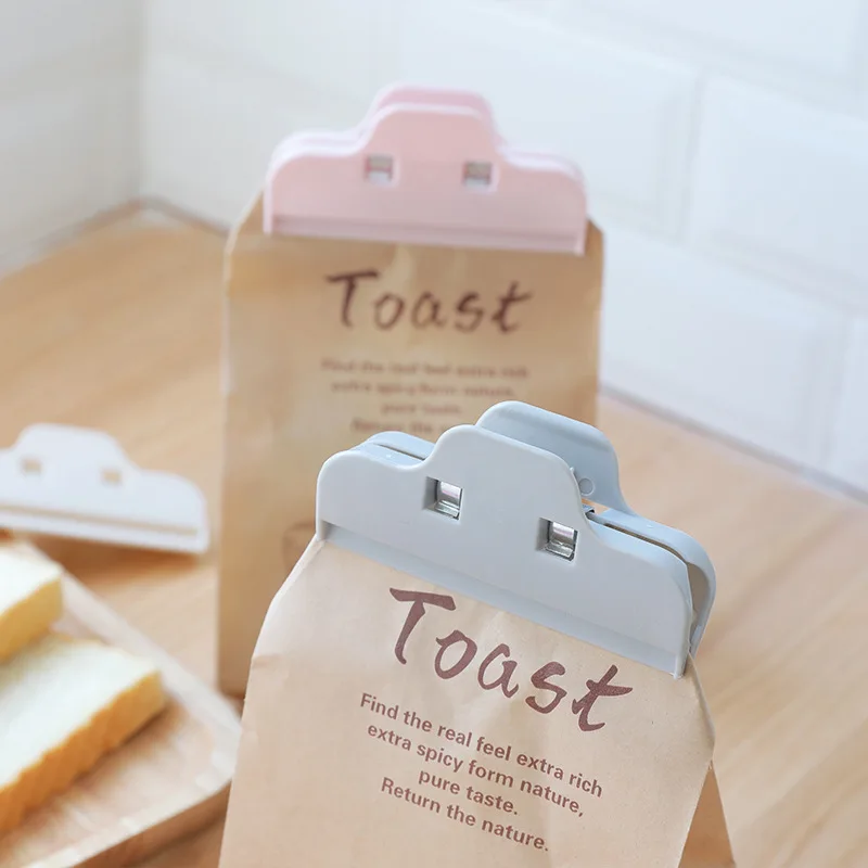 

Sealed Clips Portable Practical Food Sealing Clamp Clip Powder Food Package Bag Multifunctional Home Snack Sealed Clip Wholesale